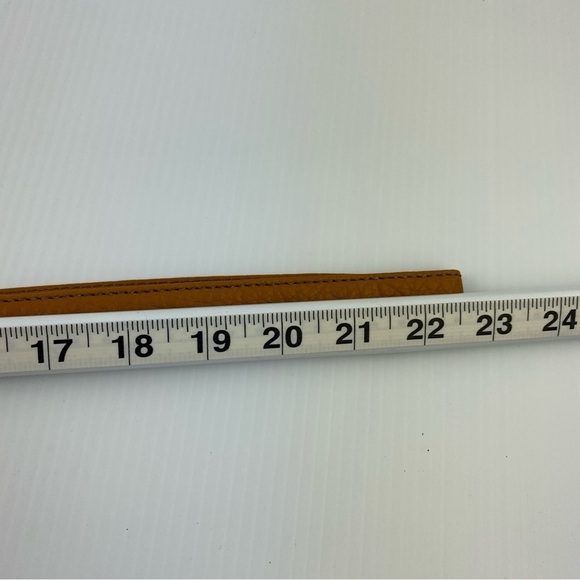 Nine West Purse Crossbody Tan Faux Leather 3 Pockets - Picture 9 of 11